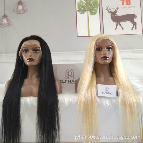 Eli Burgundy 99J Blonde Ginger Orange Curly Wigs , Lace Front Human Hair Wigs For Black Women, HD Lace Highlight  Lace Front wig